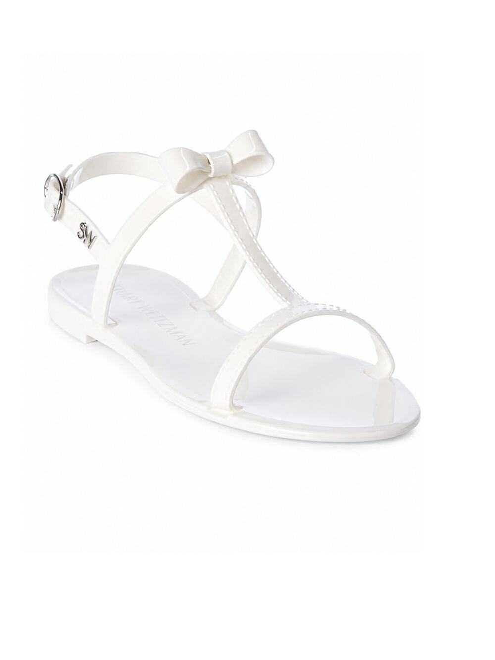 Stuart Weitzman Mellie Bow Jelly Sandal Shoes